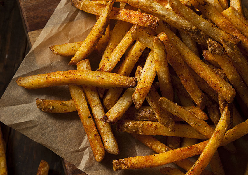 Cajun-pommes-frites-airfryer-oppskrifter