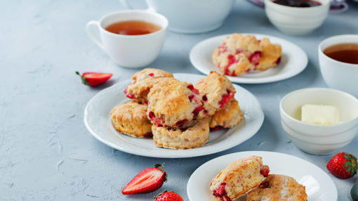 Scones-med-jordbaer-airfryer