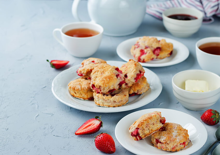 Scones-med-jordbaer-airfryer