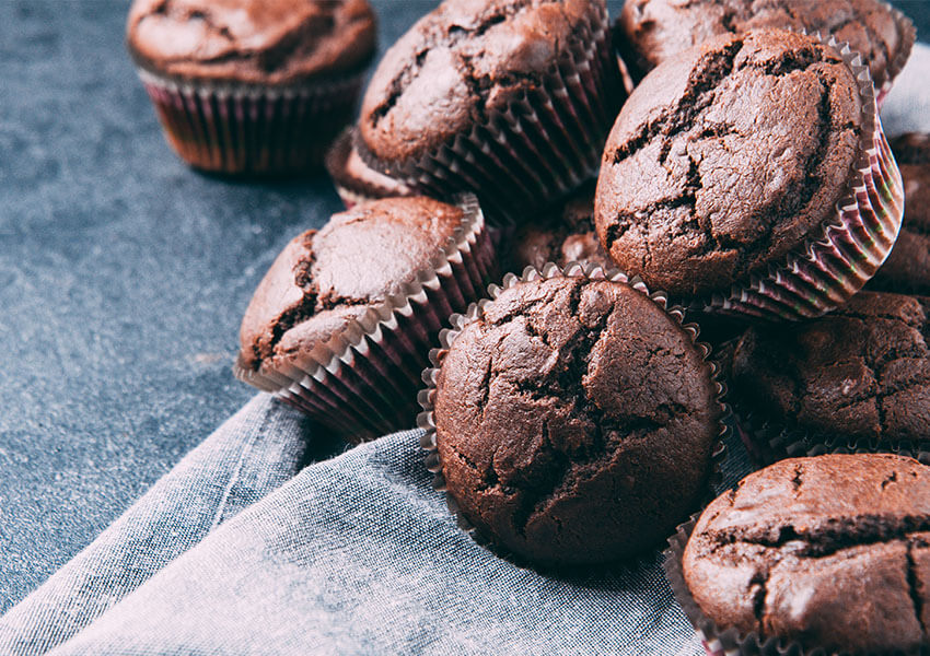 Sjokolademuffins-espresso-airfryer-oppskrifter