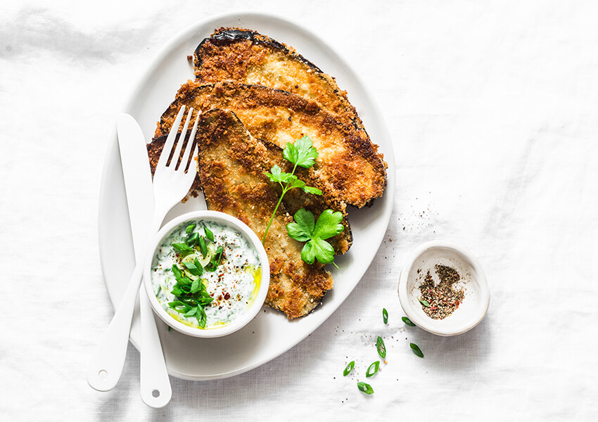 aubergine-snitzel-airfryer-oppskrifter